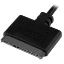 StarTech.com USB312SAT3CB zmieniacz płci / kabli USB 3.1 A SATA 7+15 pin Czarny