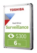 Toshiba S300 Surveillance dysk twardy 6 TB 7200 RPM 256 MB 3.5" Serial ATA III