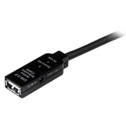 StarTech.com 10m, USB2.0 - USB2.0 kabel USB USB A Czarny