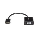 StarTech.com DP2VGA3 adapter kablowy 0,1 m DisplayPort VGA (D-Sub) Czarny