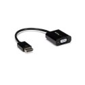 StarTech.com DP2VGA3 adapter kablowy 0,1 m DisplayPort VGA (D-Sub) Czarny