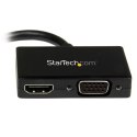 StarTech.com MDP2HDVGA adapter kablowy 0,15 m Czarny