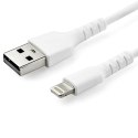 StarTech.com RUSBLTMM2M kabel Lightning 2 m Biały