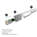 StarTech.com RUSBLTMM2M kabel Lightning 2 m Biały