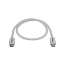 StarTech.com TBLT34MM50CW kabel Thunderbolt 0,5 m 40 Gbit/s Biały