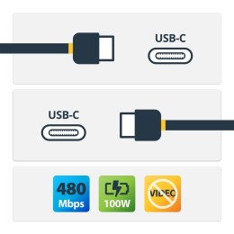 StarTech.com USB2C5C4MW kabel USB USB 3.2 Gen 1 (3.1 Gen 1) 4 m USB C Biały