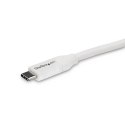 StarTech.com USB2C5C4MW kabel USB USB 3.2 Gen 1 (3.1 Gen 1) 4 m USB C Biały