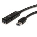 StarTech.com USB3AAEXT5M kabel USB USB 3.2 Gen 1 (3.1 Gen 1) 5 m USB A Czarny