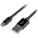 StarTech.com USBLT2MB kabel Lightning 2 m Czarny