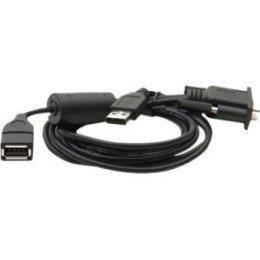 VM SERIES USB Y CABLE - USB/USB1 PORT TO USB TYPE A PLUG 6 FT (1.8m) HOST AND USB TYPE A SOCKET 0.5 FT (0.15m) CLIENT