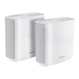 ASUS ZenWiFi AX (XT9) AX7800 2er Set Weiß Tri-band (2.4 GHz/5 GHz/5 GHz) Wi-Fi 6 (802.11ax) Biały 4 Wewnętrzne