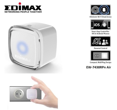 Access Point EDIMAX N300 EW-7438RPn AIR (300 Mb/s - 802.11ac)