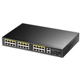 Cudy FS1026PS1 łącza sieciowe Nie zarządzany Gigabit Ethernet (10/100/1000) Obsługa PoE Czarny