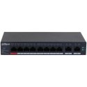 Dahua Technology DH-CS4010-8GT-110 łącza sieciowe Zarządzany L2 Gigabit Ethernet (10/100/1000) Obsługa PoE Czarny