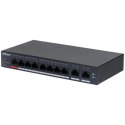 Dahua Technology DH-CS4010-8GT-110 łącza sieciowe Zarządzany L2 Gigabit Ethernet (10/100/1000) Obsługa PoE Czarny