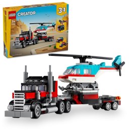 LEGO Creator 31146 Ciężarówka z platformą i helikopterem