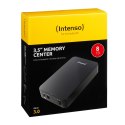 Intenso Memory Center zewnętrzny dysk twarde 8 TB 5400 RPM 3.5" USB 3.2 Gen 1 (3.1 Gen 1) Czarny