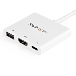 StarTech.com CDP2HDUACPW stacja dokująca Przewodowa USB 3.2 Gen 1 (3.1 Gen 1) Type-C Biały