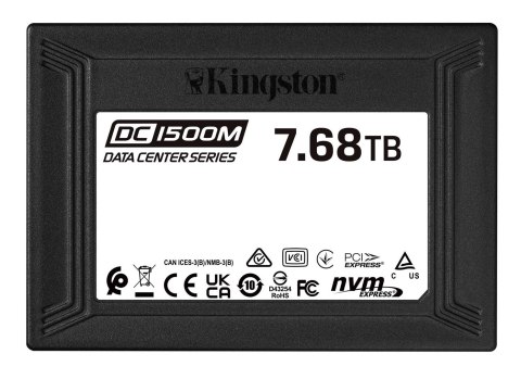 SSD Kingston SEDC1500M/7680G 7680G DC1500M U.2 Enterprise NVMe