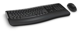 Zestaw klawiatura + mysz membranowa Microsoft Comfort Desktop 5050 PP4-00019 (USB 3.0; (US); kolor czarny; BlueTrack)