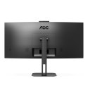 AOC V5 CU34V5CW/BK LED display 86,4 cm (34") 3440 x 1440 px Wide Quad HD Czarny