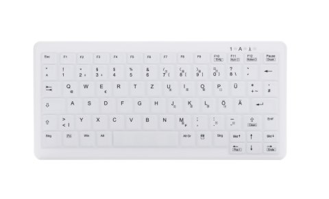 CHERRY AK-C4110 klawiatura Medyczna RF Wireless QWERTZ Niemiecki Biały