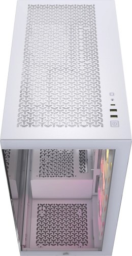 ICUE LINK 3500X RGB Tempered Glass Mid-Tower, White