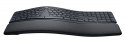 Logitech ERGO K860 for Business klawiatura Biuro Bluetooth Niemiecki Grafitowy