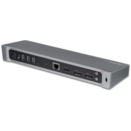 StarTech.com DK30CH2DEPUE stacja dokująca Przewodowa USB 3.2 Gen 1 (3.1 Gen 1) Type-C Czarny, Srebrny