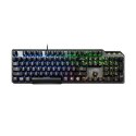 MSI Vigor GK50 klawiatura USB QWERTY US English Czarny, Metaliczny