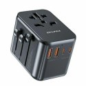 Ładowarka podróżna 4w1 GaN 35W US/AU/EU/UK C-39 2xUSB +3xUSB-C