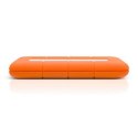 LaCie Rugged Mini zewnętrzny dysk twarde 1 TB 5400 RPM 2.5" Micro-USB B 3.2 Gen 1 (3.1 Gen 1) Pomarańczowy, Srebrny