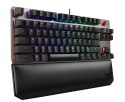 ASUS ROG Strix Scope NX TKL Deluxe klawiatura Gaming USB Niemiecki Czarny, Szary