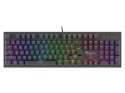 GENESIS Thor 300 RGB klawiatura Gaming USB QWERTY Hiszpański Czarny