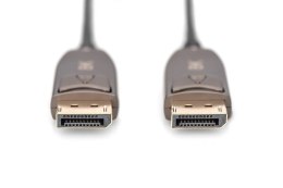 Kabel DP/DP M/M czarny 15m DisplayPort 1.4 Hybrydowy AOC 8K 60Hz UHD