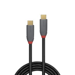 Lindy 36900 kabel USB 0,5 m USB C Czarny, Szary