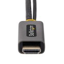 StarTech.com 128-HDMI-DISPLAYPORT adapter kablowy 0,3 m HDMI Typu A (Standard) Czarny, Szary