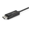 StarTech.com CDP2DP1MBD adapter kablowy 1 m DisplayPort USB Type-C Czarny