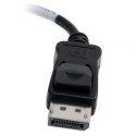 StarTech.com DP2DVIS adapter kablowy 0,2 m DisplayPort DVI-D Czarny