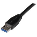 StarTech.com USB3SAB5M kabel USB USB 3.2 Gen 1 (3.1 Gen 1) 5 m USB A USB B Czarny