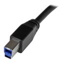 StarTech.com USB3SAB5M kabel USB USB 3.2 Gen 1 (3.1 Gen 1) 5 m USB A USB B Czarny