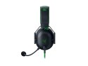 Wieloplatformowy zestaw słuchawkowy Razer BlackShark V2 Special Edition, nauszny, mikrofon, czarny/zielony, przewodowy, tak