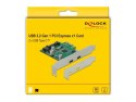 Delock PCI Express x1 Card to 2 x external USB