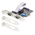 StarTech.com 2S232422485-PC-CARD adapter Wewnętrzny Seryjny