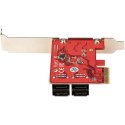 StarTech.com 4P6G-PCIE-SATA-CARD adapter Wewnętrzny