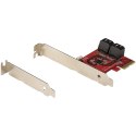 StarTech.com 4P6G-PCIE-SATA-CARD adapter Wewnętrzny