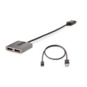 StarTech.com MST14DP122DP adapter kablowy 0,3 m DisplayPort 2 x DVI Szary