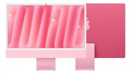 IMac 24 cale: M4 10/10, 16GB, 256GB SSD - Różowy