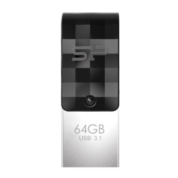 Pendrive Silicon Power Mobile C31 64GB USB 3.2 Typ-A, Typ-C Czarny