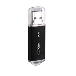 Pendrive Silicon Power Ultima II M01 8GB USB 2.0 kolor czarny ALU (SP008GBUF2M01V1K)